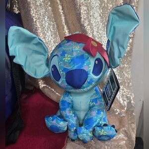 Stitch Crashes Disney LITTLE MERMAID Plush Limited Release 4/12 NEW Cute Pattern